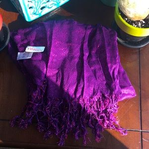NWT purple and pink scarf!